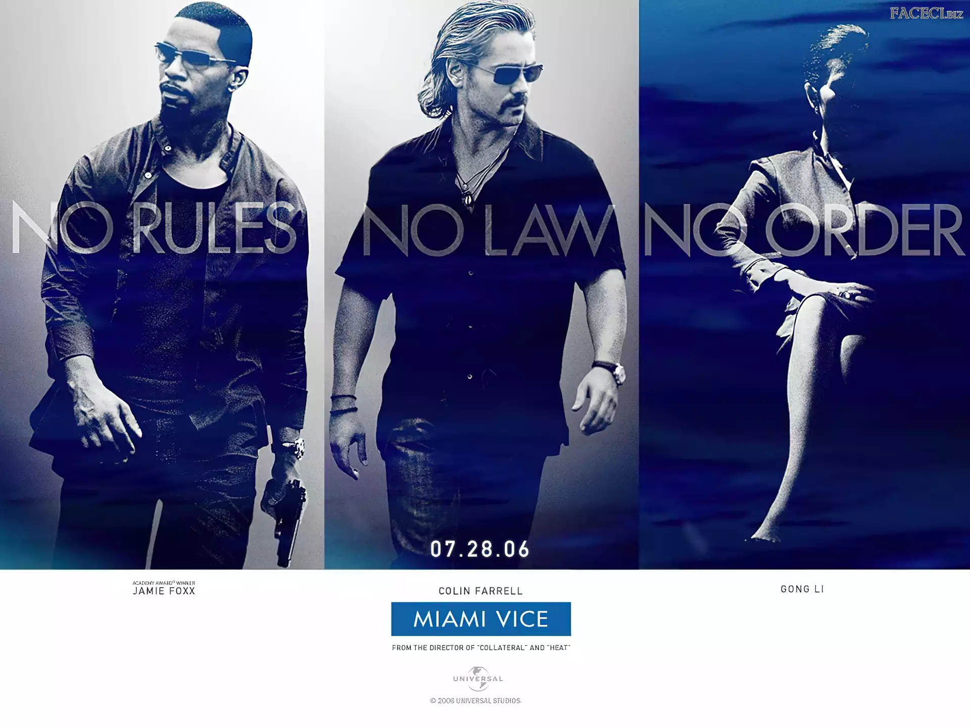 Miami Vice, Colin Farrell, Gong Li, Jamie Foxx